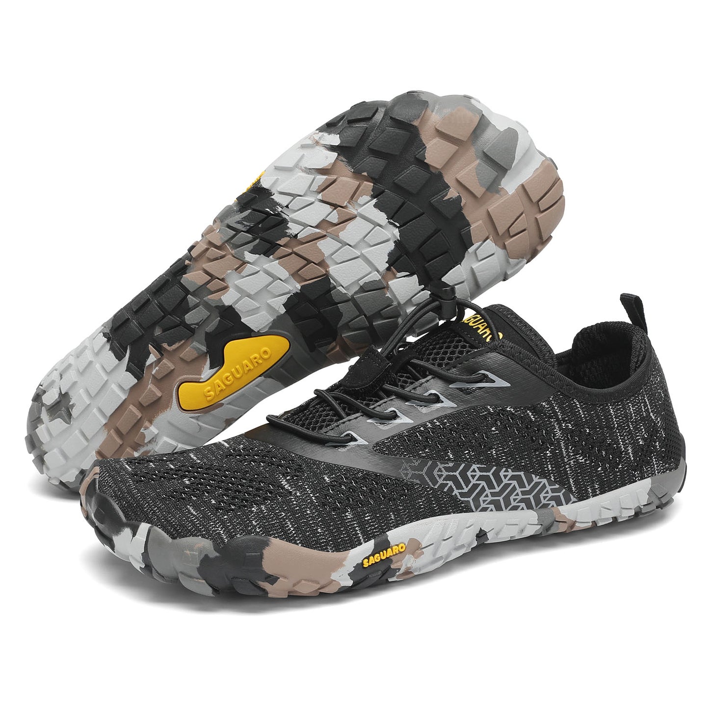 Saguaro Smart III Barefoot Shoes Black Camo – Flex, Freedom, and Performance