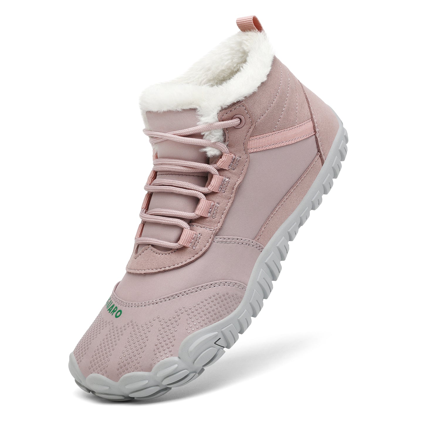 Saguaro WILL 1 Winter Barefoot Shoes Pink – Warm, Minimalist, Zero-Drop Footwear