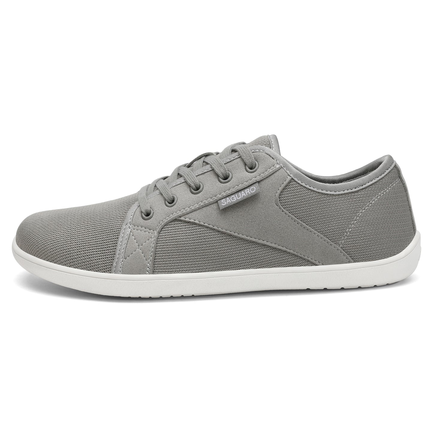 Saguaro Luck-1 Barefoot Casual Shoe – Light Grey | Wide Toe Box Zero-Drop