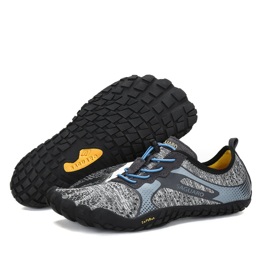 Saguaro FAST‑1 Ultra‑Light Minimalist Shoe Light Grey/Blue – Zero‑Drop, Flexible Fit -189g