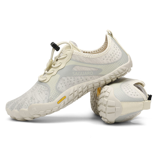 Saguaro FAST‑1 Ultra‑Light Minimalist Shoe Beige – Zero‑Drop, Flexible Fit -189g