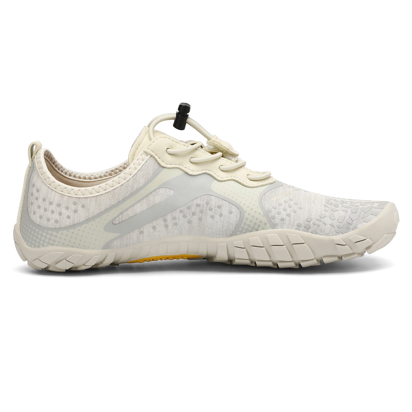 White athletic shoe on a white background