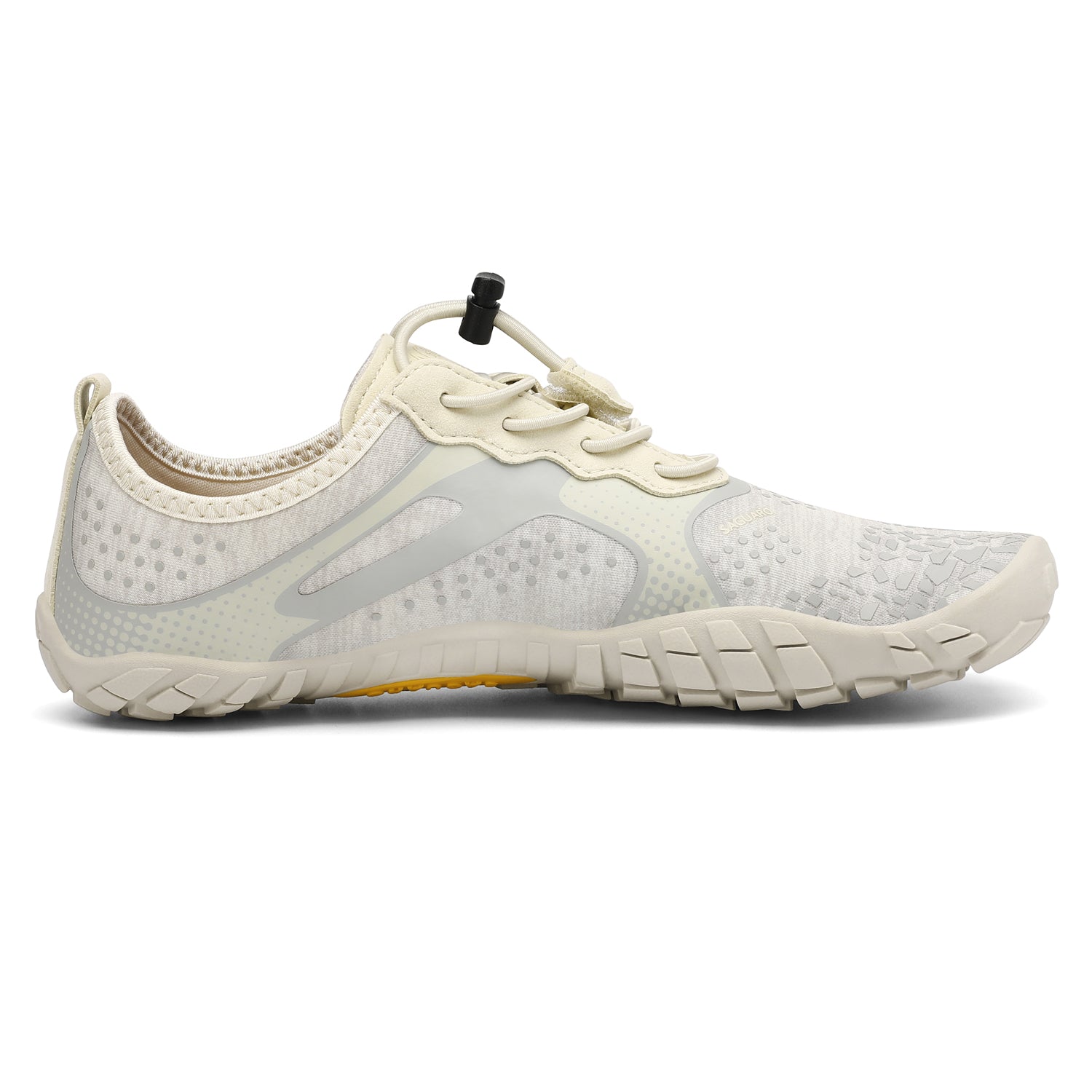 White athletic shoe on a white background