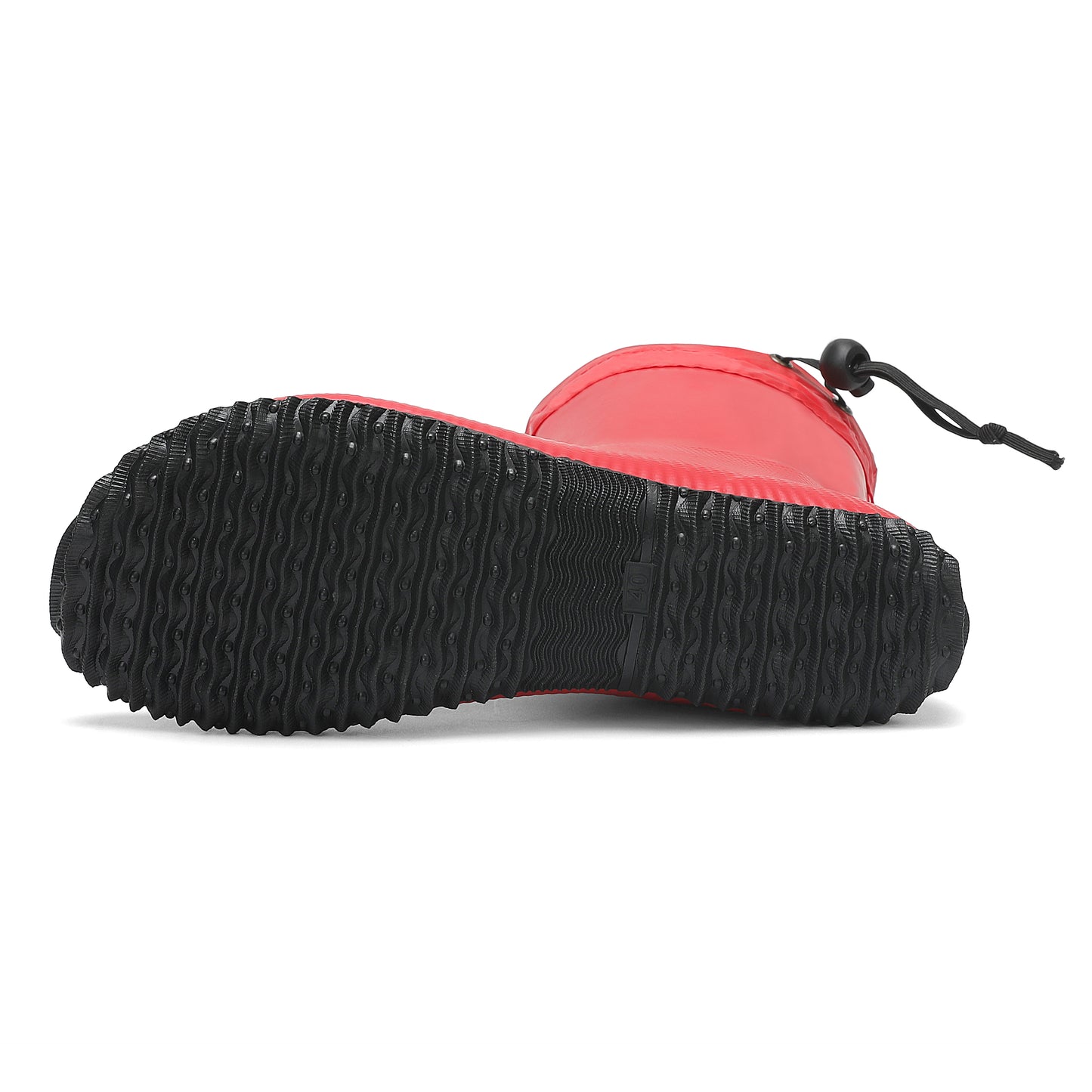 Saguaro Red Brisk I Foldable Barefoot Rain Boots- Mid calf