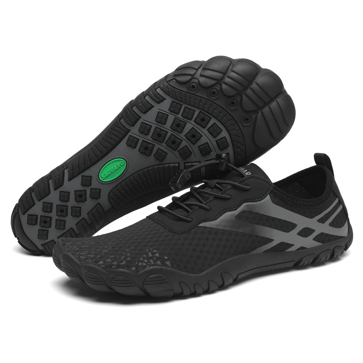 Saguaro Abyss Barefoot Water Shoes – Black