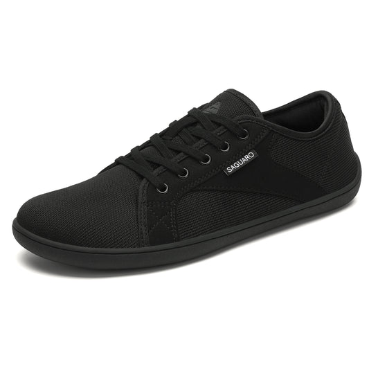 Saguaro Luck-1 Barefoot Casual Shoe – Black | Wide Toe Box Zero-Drop