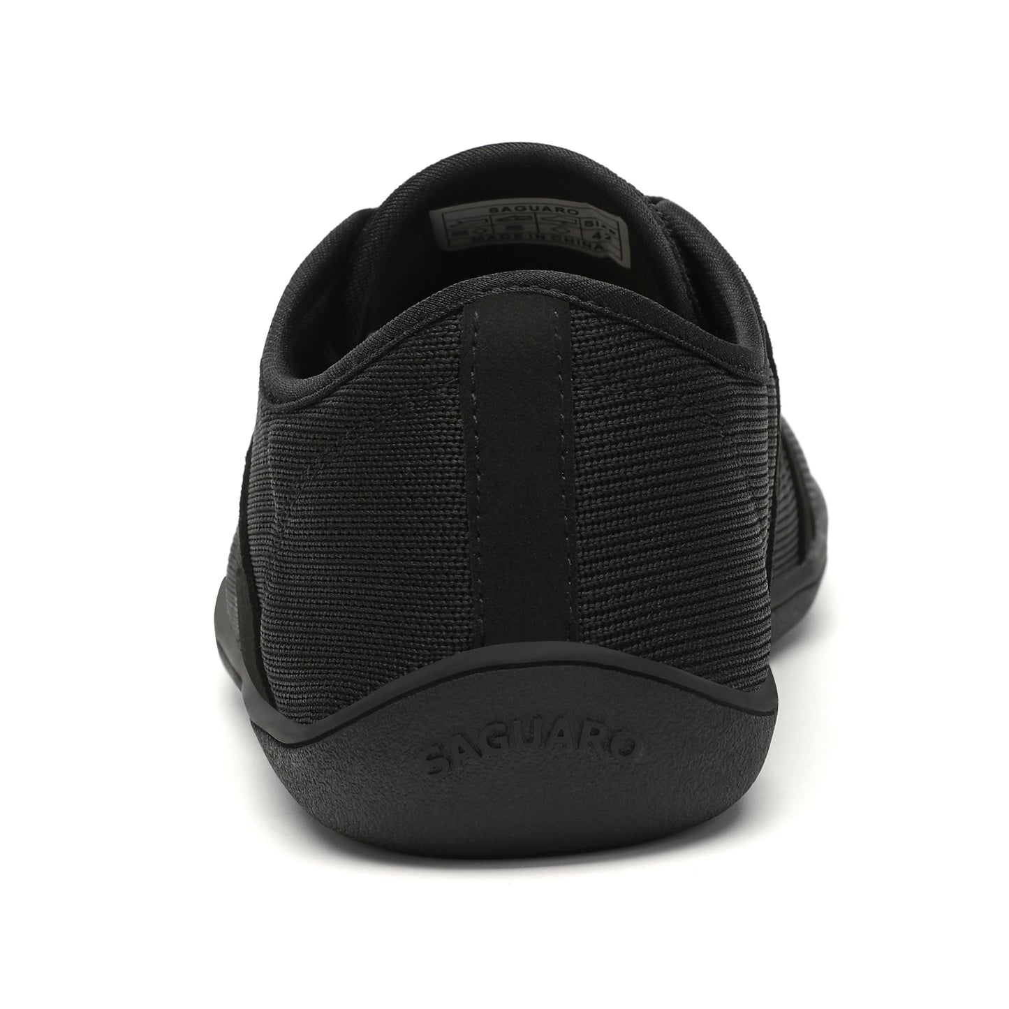 Saguaro Luck-1 Barefoot Casual Shoe – Black | Wide Toe Box Zero-Drop
