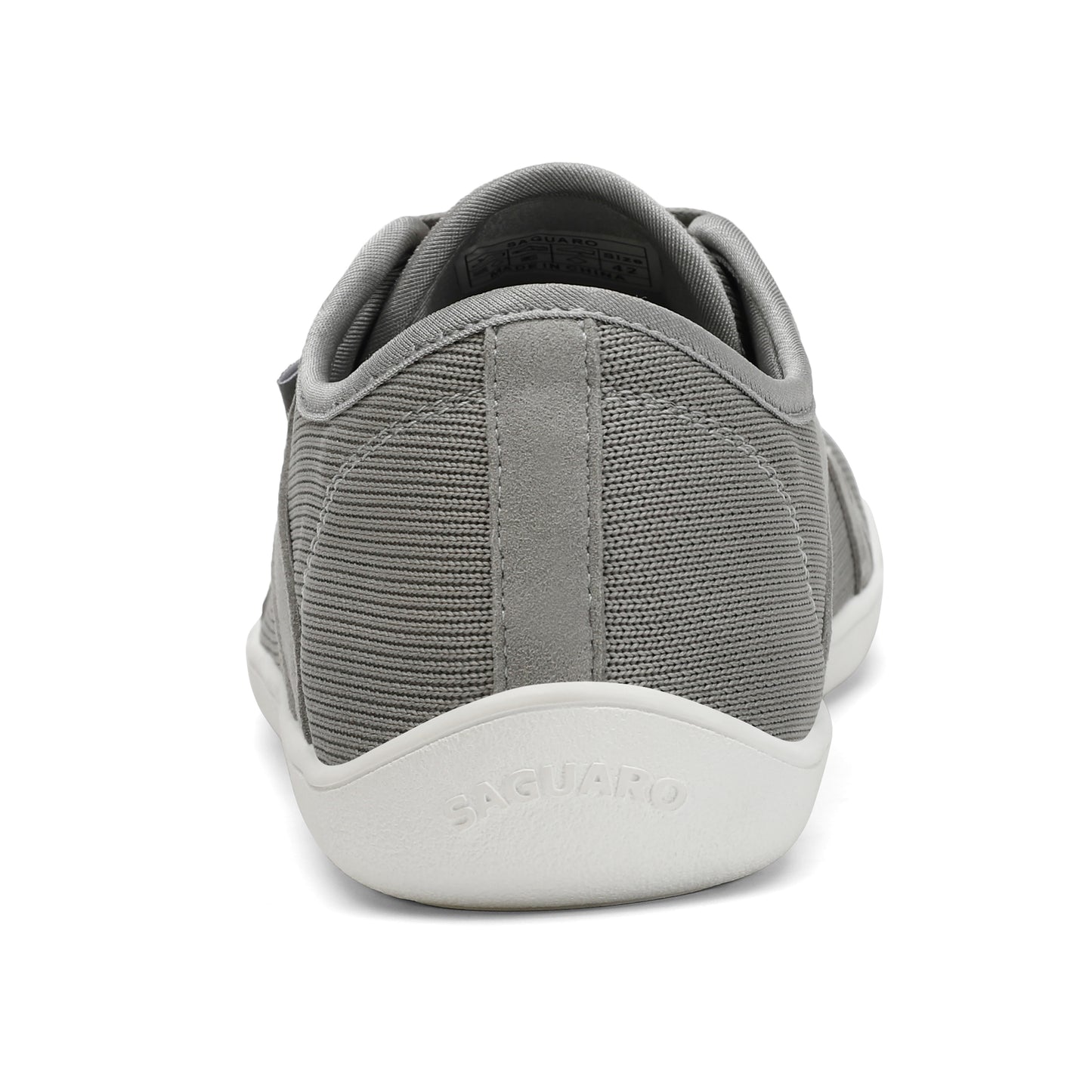Saguaro Luck-1 Barefoot Casual Shoe – Light Grey | Wide Toe Box Zero-Drop