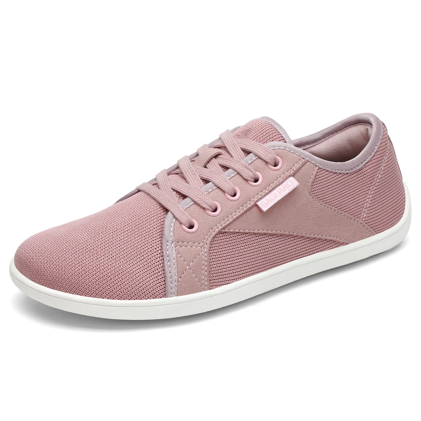 Saguaro Luck-1 Barefoot Casual Shoe – Light Pink | Wide Toe Box Zero-Drop