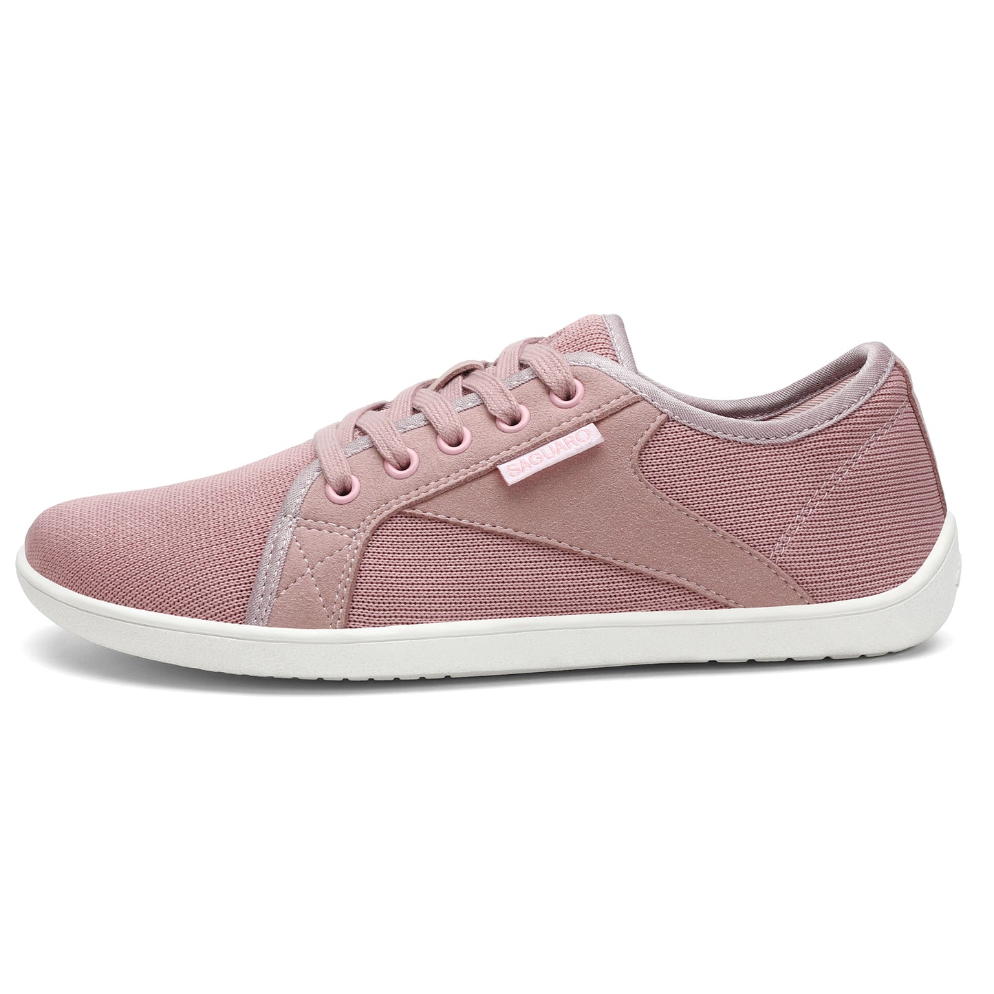 Saguaro Luck-1 Barefoot Casual Shoe – Light Pink | Wide Toe Box Zero-Drop