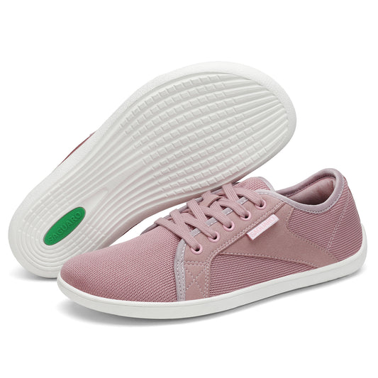 Saguaro Luck-1 Barefoot Casual Shoe – Light Pink | Wide Toe Box Zero-Drop