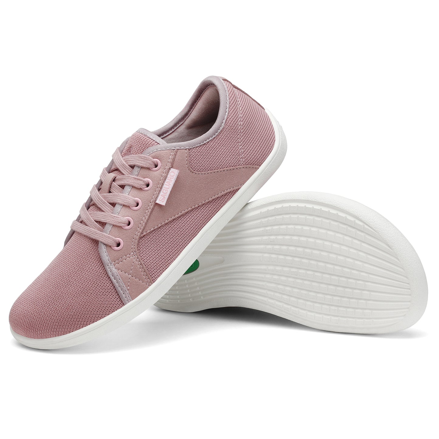 Saguaro Luck-1 Barefoot Casual Shoe – Light Pink | Wide Toe Box Zero-Drop