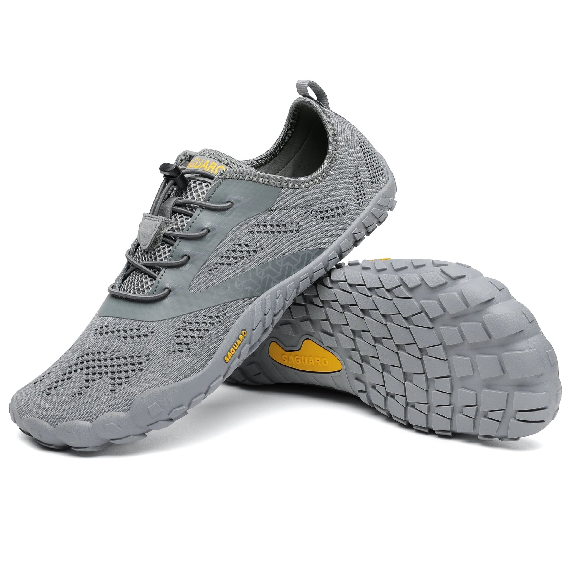Saguaro Smart I Barefoot Shoes Grey – Flex, Freedom, and Performance - SOL Footwear