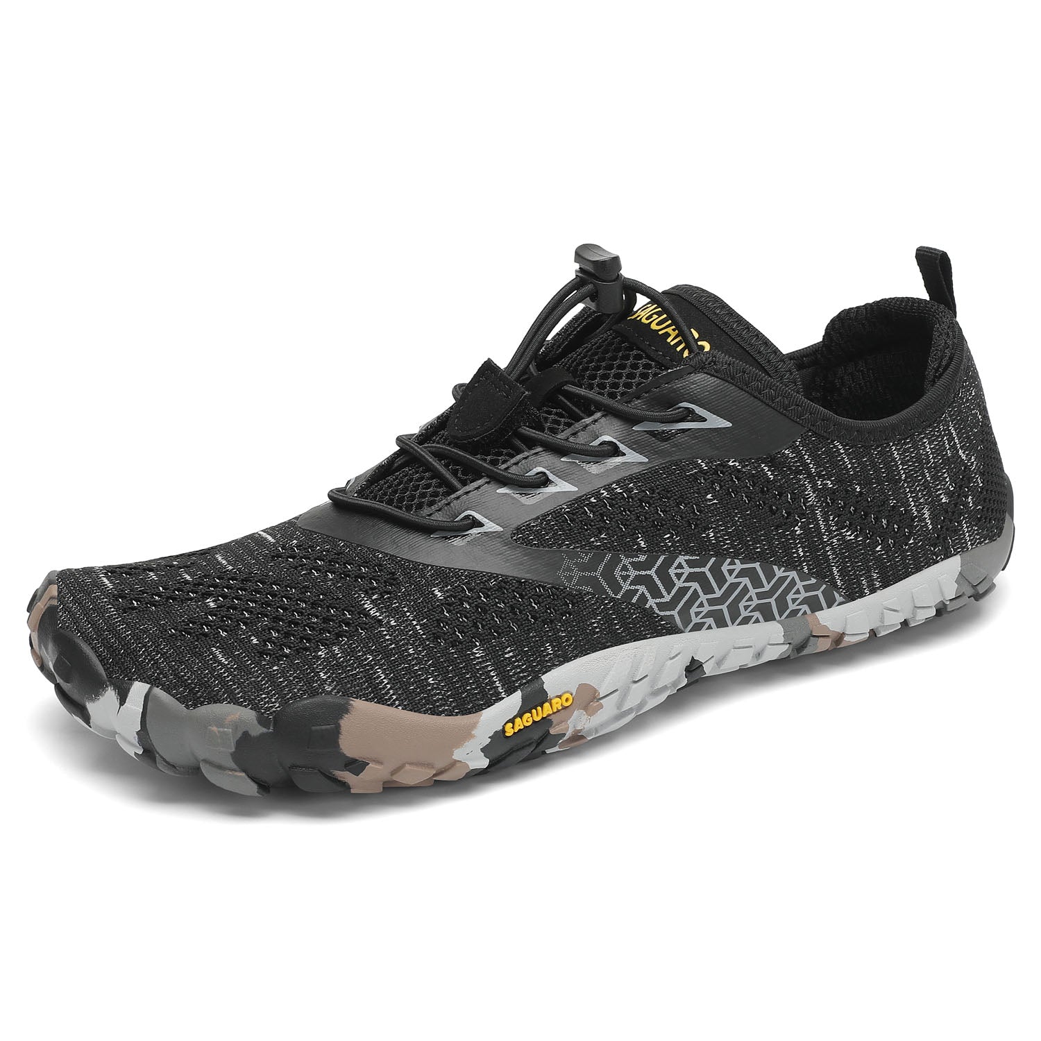 Saguaro Smart III Barefoot Shoes Black Camo – Flex, Freedom, and Performance - SOL Footwear